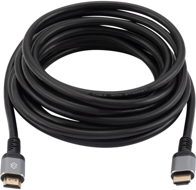 Кабель аудио-видео Digma D-HDMI-V2.0-1.5M HDMI (m)/HDMI (m) 1.5м. позолоч.конт. черный