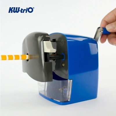 Точилка для карандашей механическая Kw-Trio 312A 1 отверстие пластик ассорти