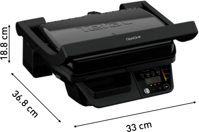 Электрогриль Tefal GC7P0810 2000Вт черный/серебристый