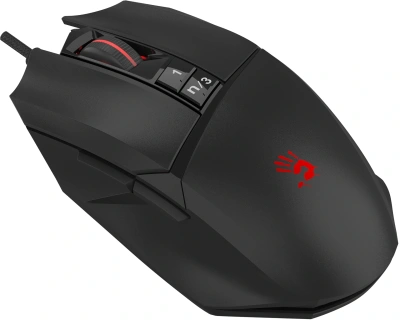 Мышь A4Tech Bloody W65 Max Mini черный оптическая 12000dpi USB 9but (W65 MAX MINI STONE BLACK)