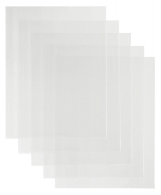 Обложка Silwerhof 382163 для тетради/дневника (набор 10шт) ПП 50мкм гладкая прозр. 210x345мм