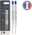 Стержень шариковый Parker QuinkFlow Z08 (1950373) M 1мм синие чернила блистер (2шт)