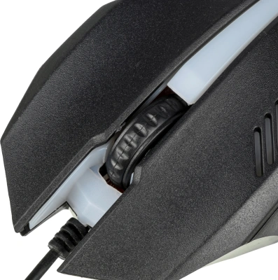 Мышь Оклик 396M INSOMNIA черный оптическая 1200dpi USB 3but (1192373)
