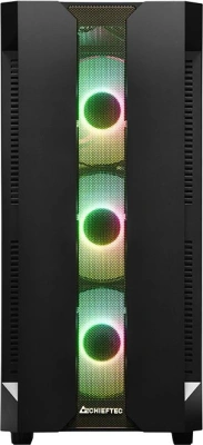 Корпус Chieftec Hunter черный без БП ATX 4x120mm 4x140mm 2xUSB3.1 audio bott PSU