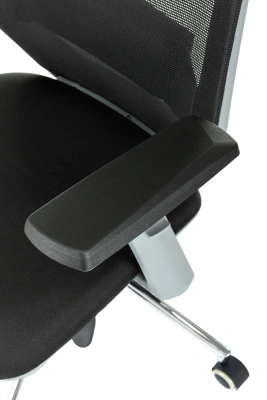 Кресло эргономичное Бюрократ MC-G612N-H черный Elastic-102 Neo Black сетка/ткань с подголов. крестов. металл хром