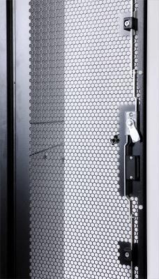 Шкаф серверный ЦМО (ШТК-СП-42.8.10-44АА-9005) напольный 42U 800x990мм пер.дв.перфор. 2 бок.пан. задн.дв.перфор. направл.под закл.гайки 1350кг черный 690мм 152кг 180град. 1950мм
