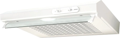 Вытяжка козырьковая Jet Air Light WH/F/50 белый управление: ползунковое (1 мотор)