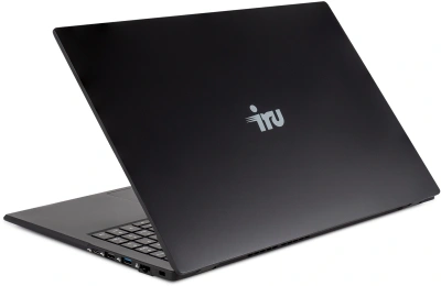 Ноутбук IRU Planio 15ING N-series N100 8Gb SSD256Gb Intel UHD Graphics 15.6" IPS FHD (1920x1080) FreeDOS black WiFi BT Cam 6000mAh (2058911)