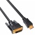 Кабель Buro HDMI (m) DVI-D (m) 10м (HDMI-19M-DVI-D-10M) феррит.кольца черный
