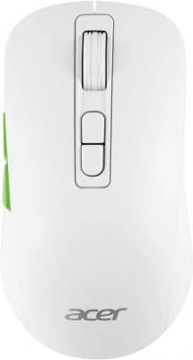 Мышь Acer OMR311 белый оптическая 2400dpi беспров. BT/Radio USB 7but (ZL.MCECC.034)