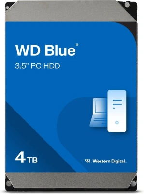 Жесткий диск WD SATA-III 4TB WD40EZZX Desktop Blue (5400rpm) 128Mb 3.5"