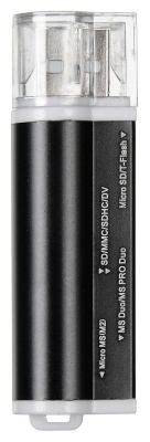 Устройство чтения карт памяти USB2.0 Buro BU-CR-3101 черный