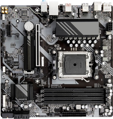 Материнская плата Gigabyte B650M K Socket AM5 AMD B650 4xDDR5 mATX AC`97 8ch(7.1) 2.5Gg RAID+HDMI