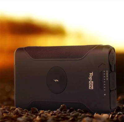 Мобильный аккумулятор TopON TOP-X73 72000mAh QC3.0/PD3.0/Qi 180W 5A USB-A/2xUSB-C беспров.зар. черный (103073)