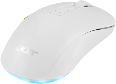 Мышь Acer OMR311 белый оптическая 2400dpi беспров. BT/Radio USB 7but (ZL.MCECC.034)