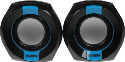 Колонки Sven 150 2.0 черный/синий 5Вт