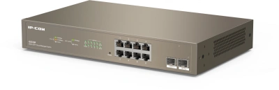 Коммутатор IP-Com G3310F (L2) 8x1Гбит/с 2xКомбо(1000BASE-T/SFP) 2SFP управляемый