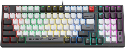 Клавиатура A4Tech WS98 механическая черный/серый USB беспроводная BT/Radio for gamer LED