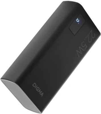 Мобильный аккумулятор Digma DGPF30A 30000mAh QC3.0/PD3.0 22.5W 3A 4xUSB-A/USB-C черный (DGPF30A22ABK)