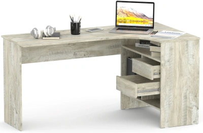 Стол для компьютера Сокол СПм-25П столешница ЛДСП дуб юкон 145x74x81см (00-00016792)