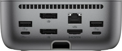 Стыковочная станция HP Thunderbolt 4 Ultra G6 Thunderbolt 4 серый 2xDP 1xDVI 1xRJ-45 2xUSB Type-C 1xUSB 3.1 (9X481UT)