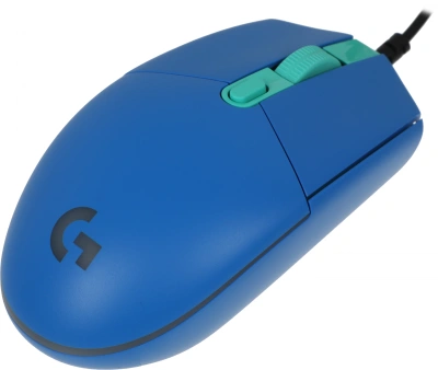 Мышь Logitech G102 LightSync синий оптическая 8000dpi USB 6but (910-005810)