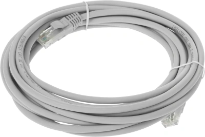 Патч-корд Sysmatrix PC 4545.5EU26.5LSZHGY U/UTP RJ-45 вил.-вилка RJ-45 кат.5E 5м серый LSZH