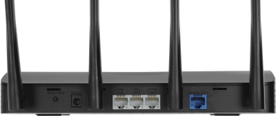 Роутер беспроводной Mercusys MR27BE BE3600 100/1000/2500BASE-T черный