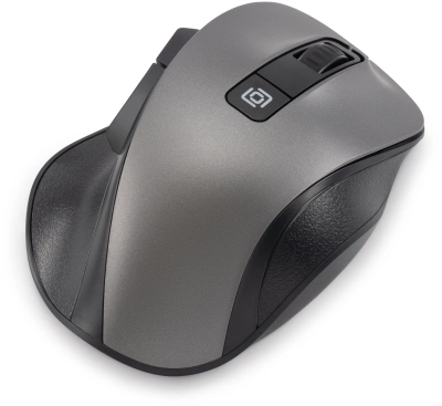 Мышь Оклик 504MW черный/серый оптическая 1600dpi silent беспров. USB 6but (2004736)