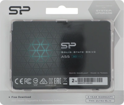 Накопитель SSD Silicon Power SATA-III 2TB SP002TBSS3A55S25 Ace A55 2.5"
