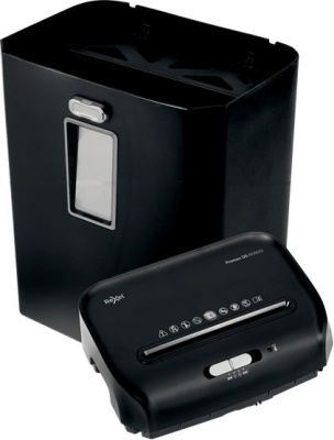 Шредер Rexel Promax QS 6/23 X EU черный (секр.P-4) фрагменты 6лист. 23лтр. скрепки скобы пл.карты