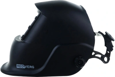Маска сварщика RedVerg RD-WM 305 филь.:хамел. кл.:1/1/1/2 см.экр.90x35мм черный (RD-WM 305/АСФ100)