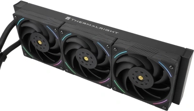 Система водяного охлаждения Thermalright Elite Vision 360 ARGB Soc-AM5/AM4/1200/1700/1851 черный 4-pin 27.7dB Al LCD Ret (E-VISION-360-BL-ARGB)