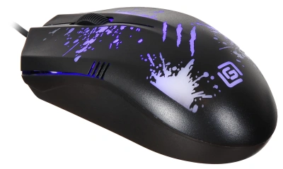 Мышь Оклик 399M STIGMA черный оптическая 1200dpi USB для ноутбука 3but (1175321)