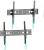 Кронштейн для телевизора Onkron UT12 черный 60"-110" макс.120кг настенный наклон