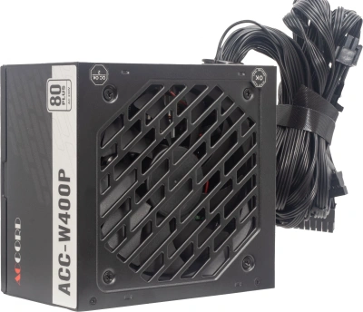 Блок питания Accord ATX 400W ACC-W400P 80+ white (20+4pin) APFC 120mm fan 6xSATA RTL