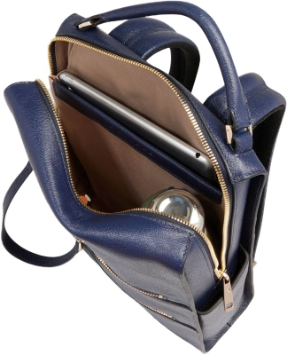 Рюкзак женский Piquadro Patricia CA6771W140/BLU темно-синий натур.кожа