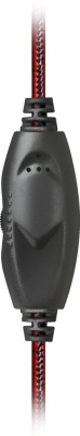 Наушники с микрофоном Defender Warhead G-370 черный/красный 2м накладные оголовье (64037)