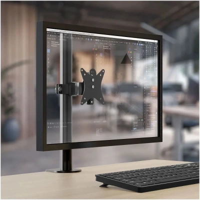 Кронштейн для мониторов Holder MDS-M101-B черный 13"-32" макс.8кг настольный поворот и наклон верт.перемещ.