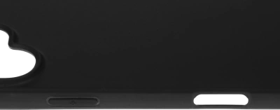 Чехол (клип-кейс) BoraSCO для Apple iPhone 16 Plus Silicone Case черный (73521)