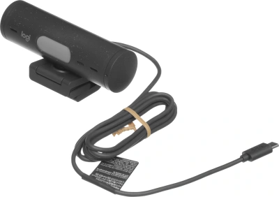Камера Web Logitech HD Webcam Brio 500 черный 4Mpix (1920x1080) USB Type-C с микрофоном (960-001423)