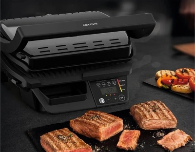 Электрогриль Tefal GC7P0810 2000Вт черный/серебристый