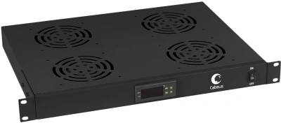 Модуль вентиляторный Cabeus (JG03T-BK) 4 вент. черный