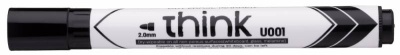 Маркер для досок Deli EU00120 Think круглый пиш. наконечник 2мм черный