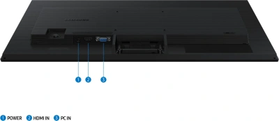 Монитор Samsung 24" Essential S3 S24D300GAIXCI черный IPS LED 16:9 HDMI матовая 250cd 178гр/178гр 1920x1080 100Hz VGA FHD 2.4кг