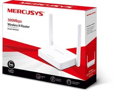 Роутер беспроводной Mercusys MW305R N300 10/100BASE-TX белый