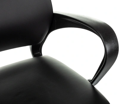 Кресло Бюрократ CH-695NSL черный экокожа крестов. металл хром