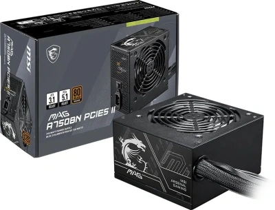 Блок питания MSI ATX 750W MAG A750BN PCIE5 II 80+ bronze (20+4pin) APFC 120mm fan 3xSATA RTL