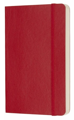 Блокнот Moleskine CLASSIC SOFT QP613F2 Pocket 90x140мм 192стр. нелинованный мягкая обложка красный