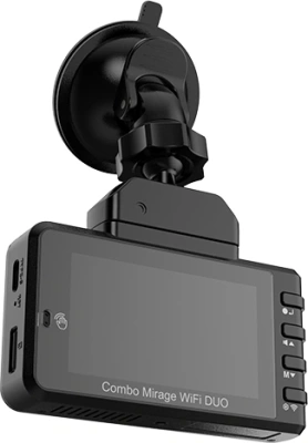 Видеорегистратор с радар-детектором Sho-Me COMBO MIRAGE WIFI DUO черный 2160p 140гр. GPS MStar 8627